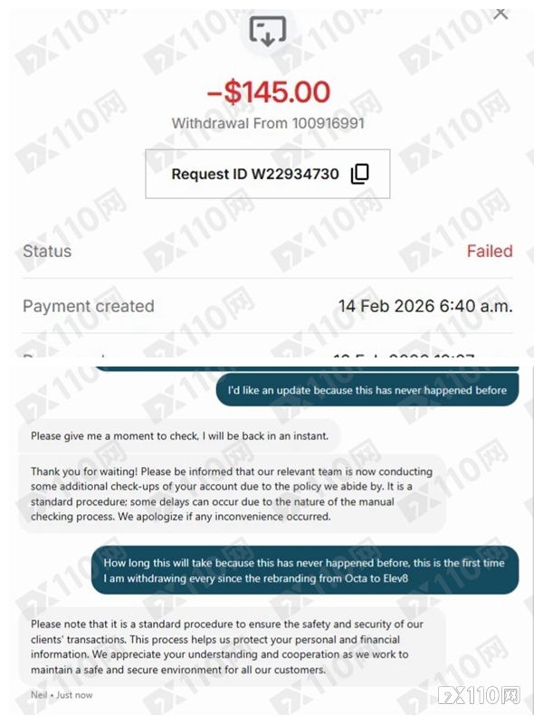 更名难掩顽疾?Elev8(前OctaFX)遭多用户控诉提现困难