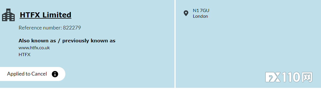 HTFX一个月内连弃CySEC与FCA两大核心监管牌照