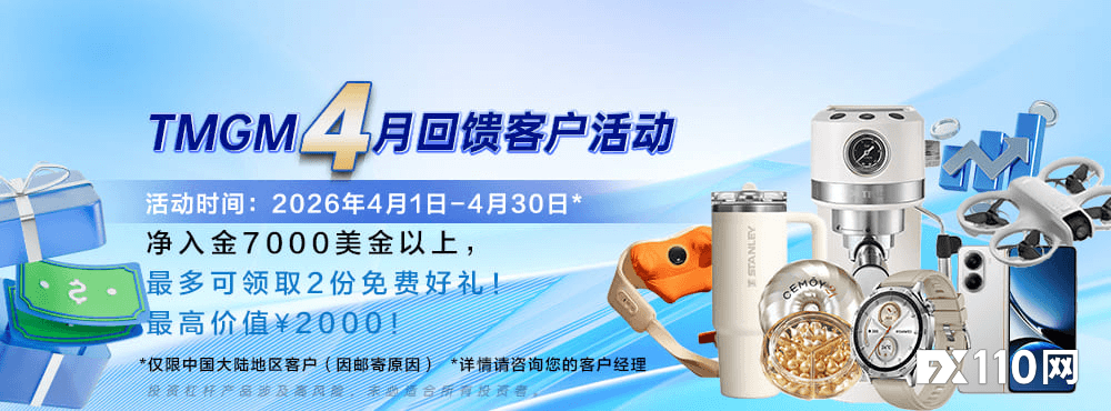 TMGM四月入金献礼，品质好礼与您共赴春光！