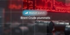 布伦特原油大幅下跌