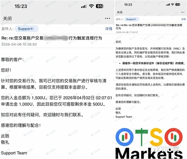 OTSO Markets 出金遇阻！信息不对称成外汇市场最隐蔽镰刀