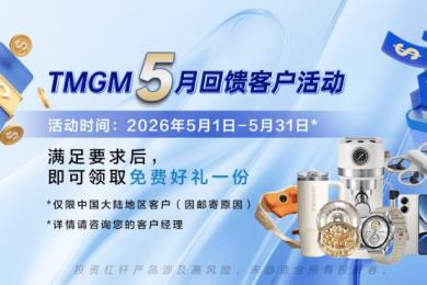 AI美股上架，TMGM五月入金送礼活动同步献礼