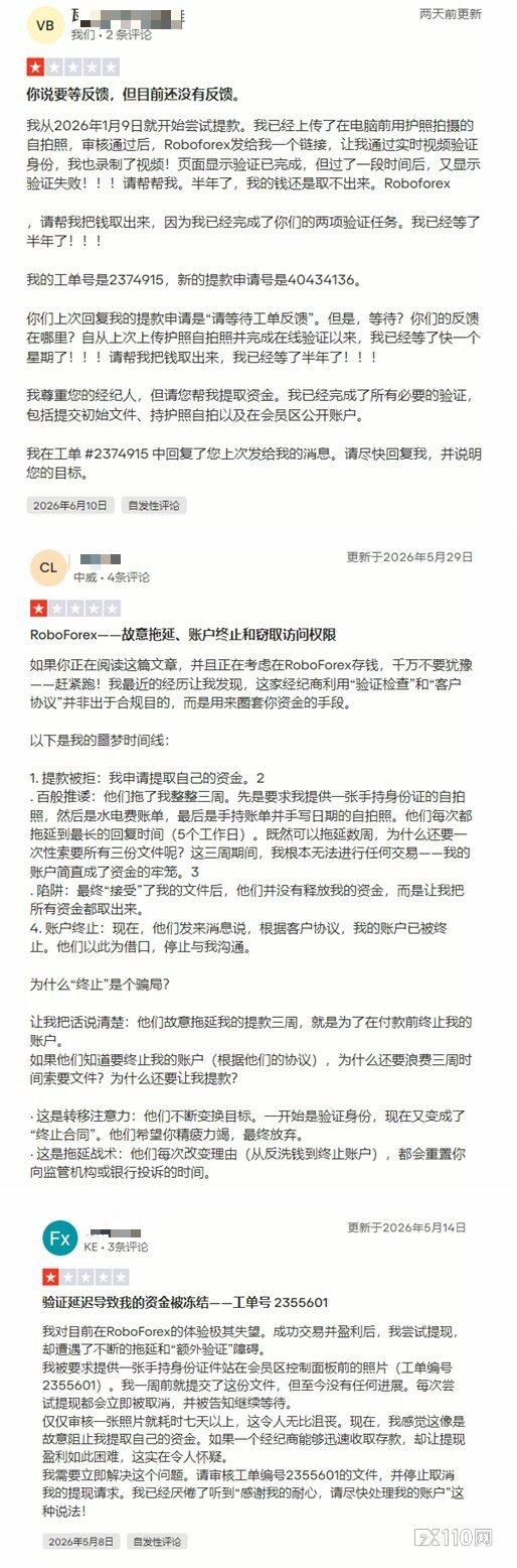 真假RoboForex：一场“李逵遇李鬼”式骗局，206万美金血本无归