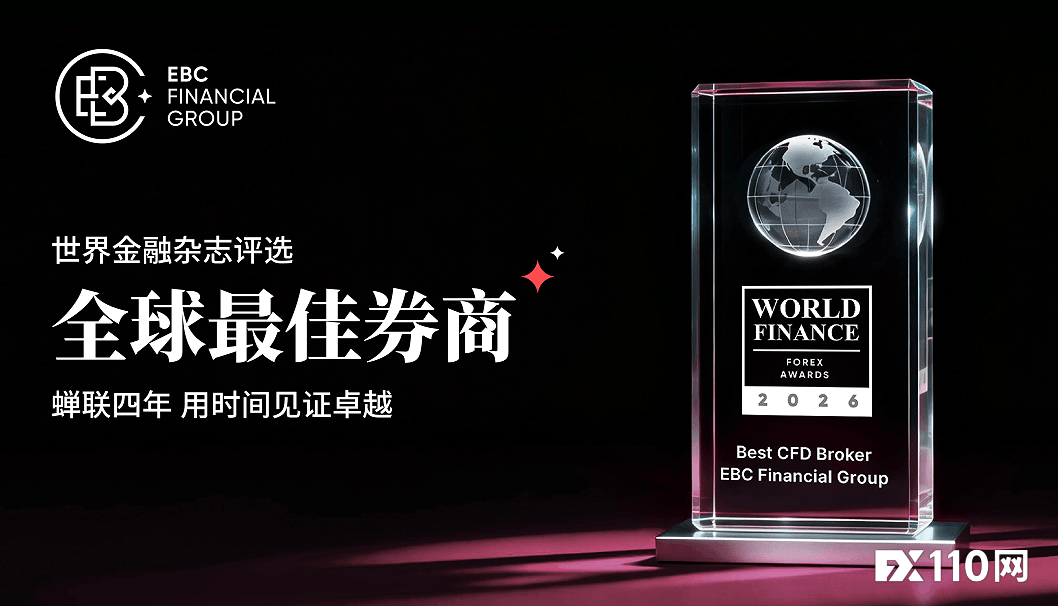 世界金融大奖2026揭晓：EBC四年蝉联「全球最佳券商」殊荣
