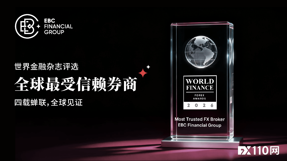 世界金融大奖2026揭晓：EBC四年蝉联「全球最佳券商」殊荣