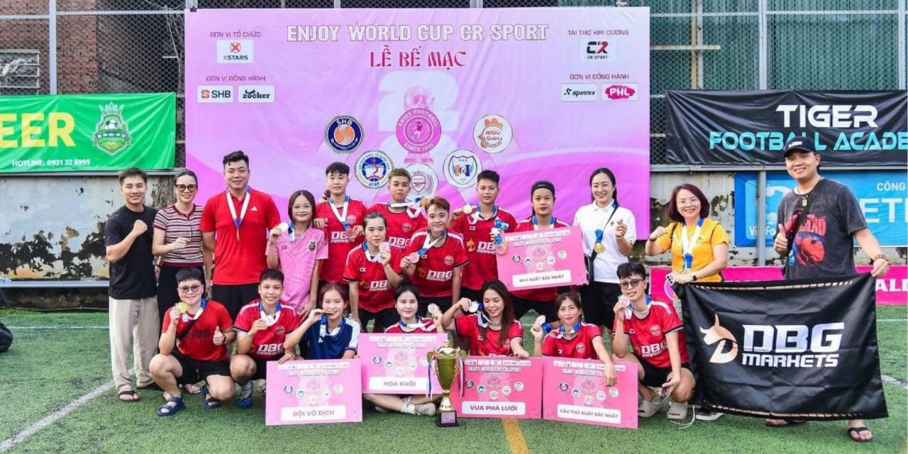 DBG Markets鼎力支持AFC Hanoi女子足球队夺冠