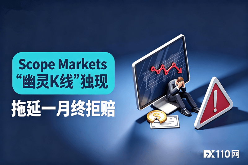 全市场查无此线!Scope Markets“幽灵K线”独现,拖延一月终拒赔