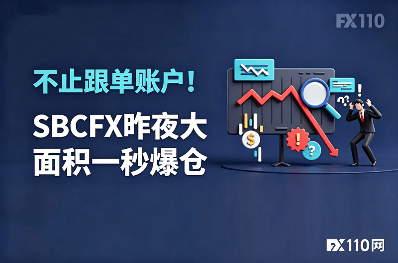 不止跟单账户！SBCFX昨夜大面积一秒爆仓，波及所有账户类型