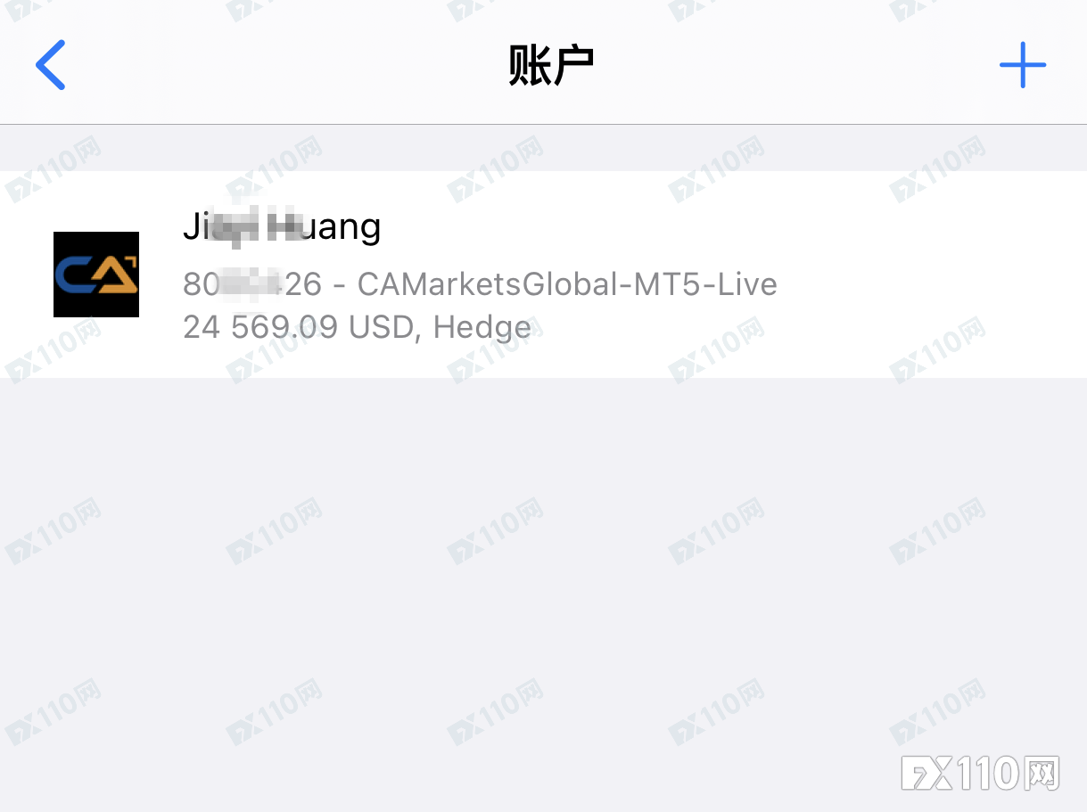 非农夜盈利2.3万美元，CA Markets Global零解释封号拒付